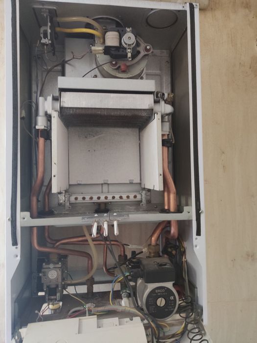 Ремонт котлов.Промывка и ремонт теплообменников котла, колонки.