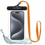 Tech-Protect Uwc7 Universal Waterproof Case 6.9 Inch Black/Orange