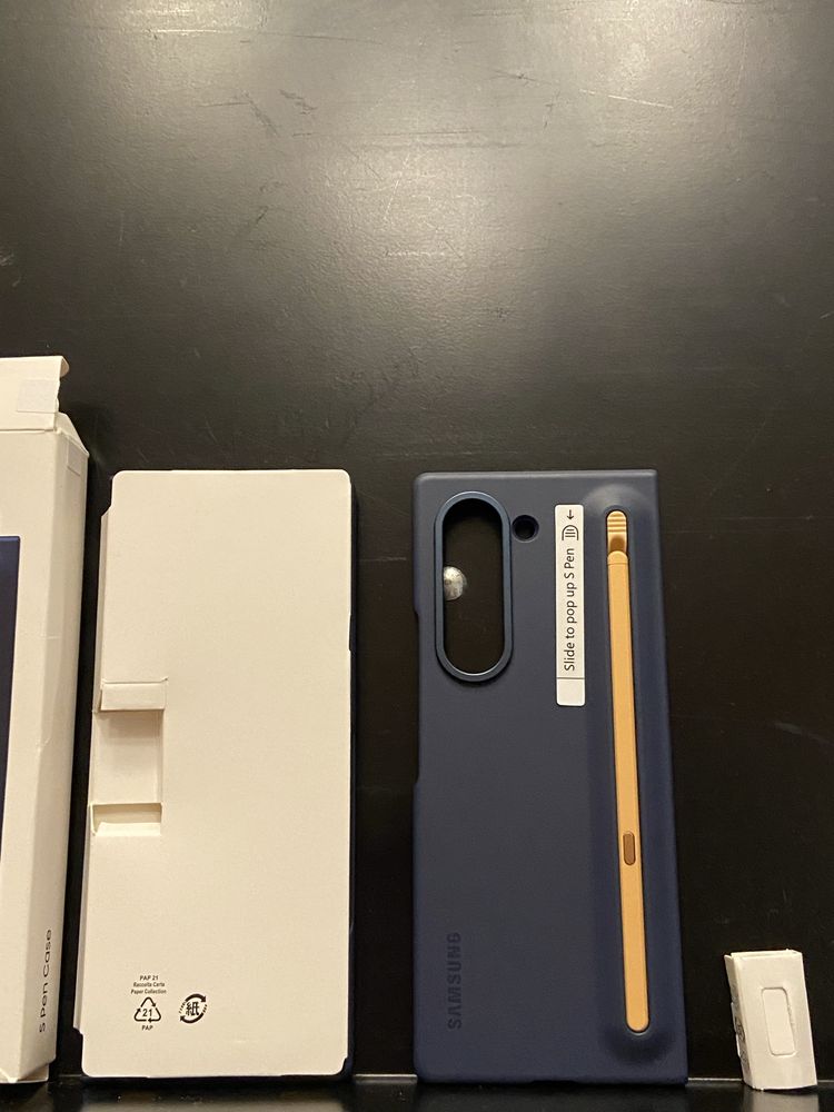 Capa S-pen™ Galaxy Z Fold6 - NOVA - Azul escura