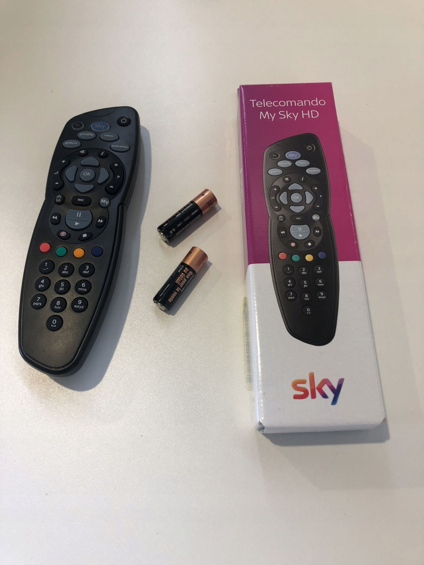 Pilot One For All MySKY zestaw z bateriami do My Sky HD dekoder nowy