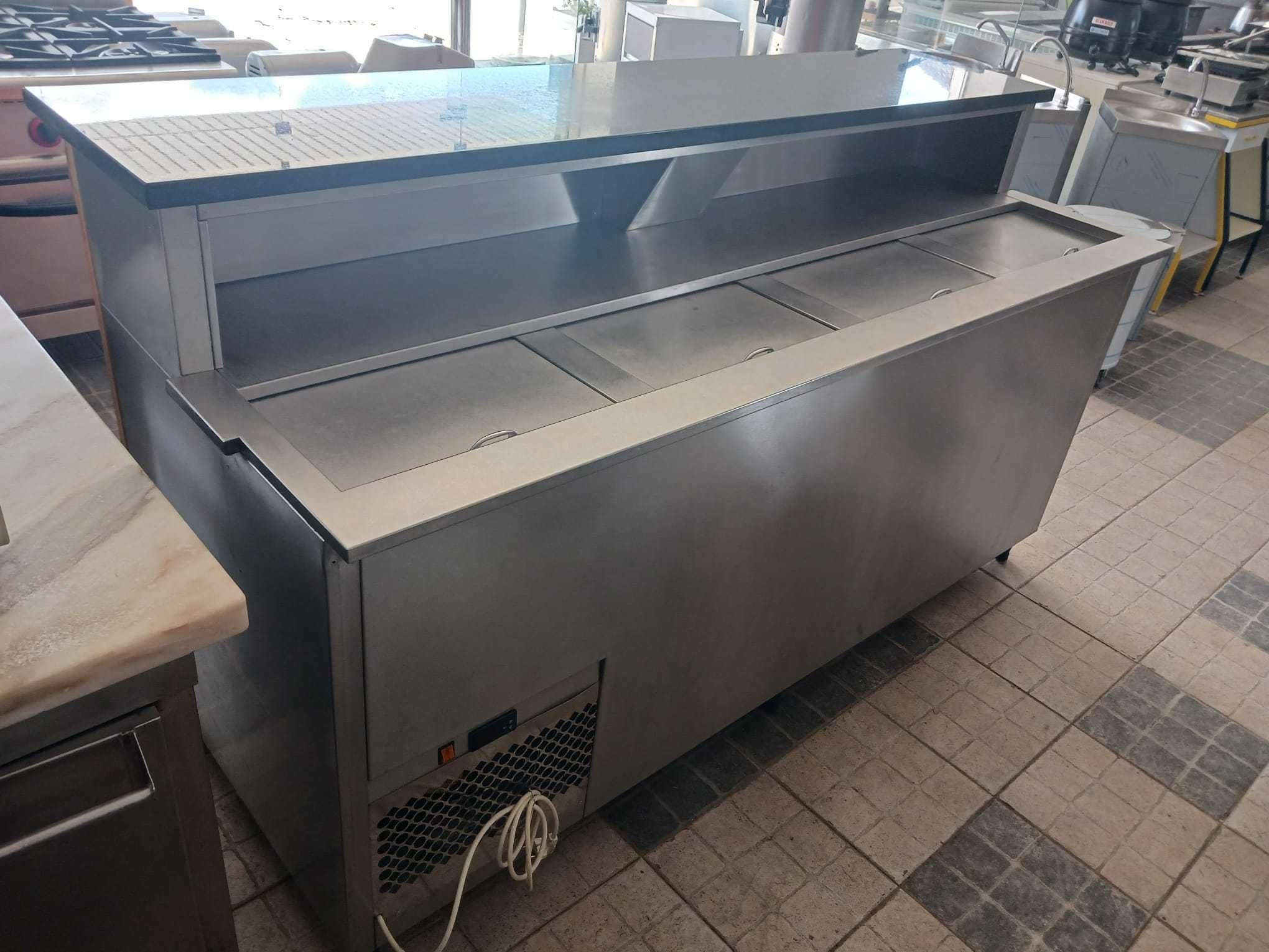 ACM1483 - Balcão Refrigerado c/ arrefecedor de garrafas - Usado