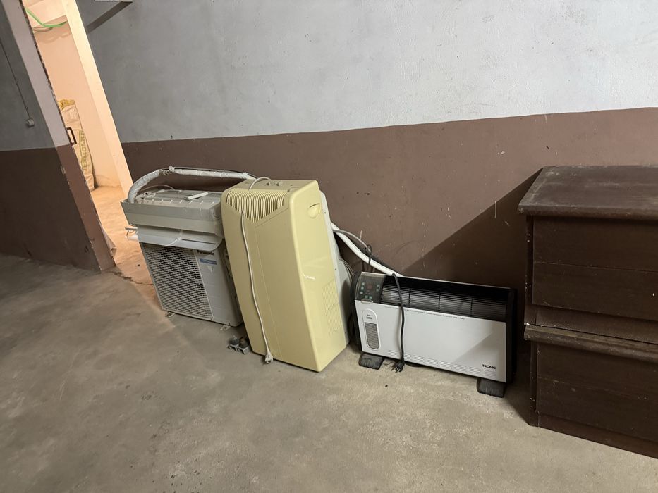 Ar condicionado fixo e portatil