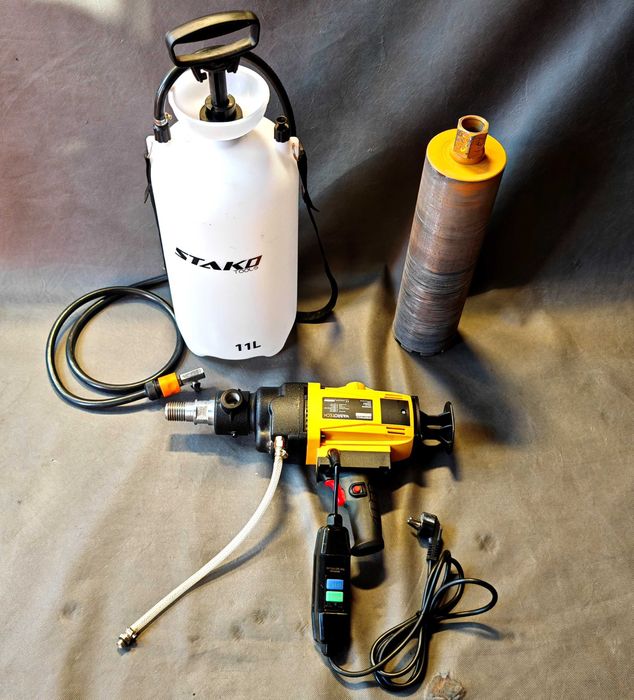 Wiertnica Ręczna Wabrotech WT202 + Głowica 110mm + Zbiornik  2300W