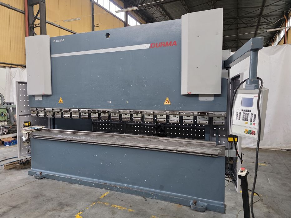 Prasa Krawędziowa krawędziarka DURMA 200 ton 3700mm CNC z 2009 roku