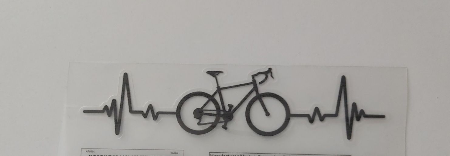ROWER EKG  - 15cm x 4cm  - naklejka na laptop auto ścianę quad kamper