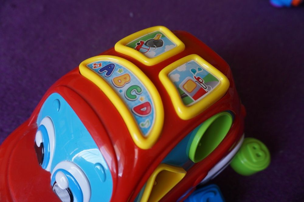 interaktywne auto sorter clementoni edukacyjne