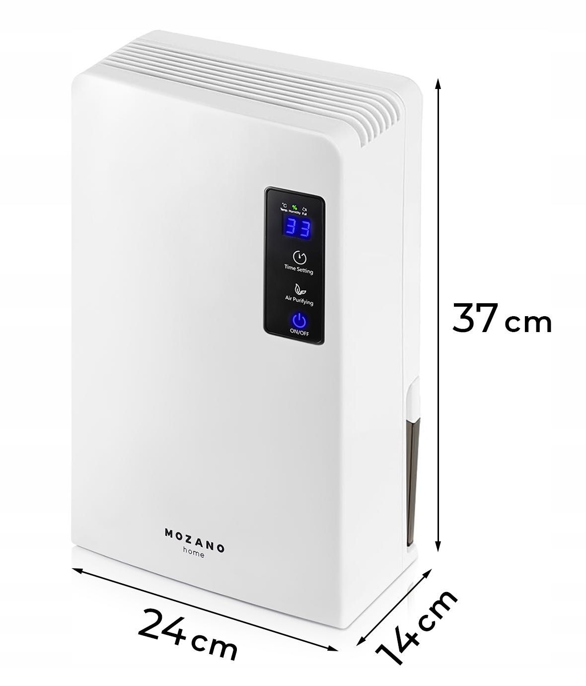 Osuszacz Powietrza Pochłaniacz Wilgoci - 90 W (0,7 l/24 h) 2200 ml !