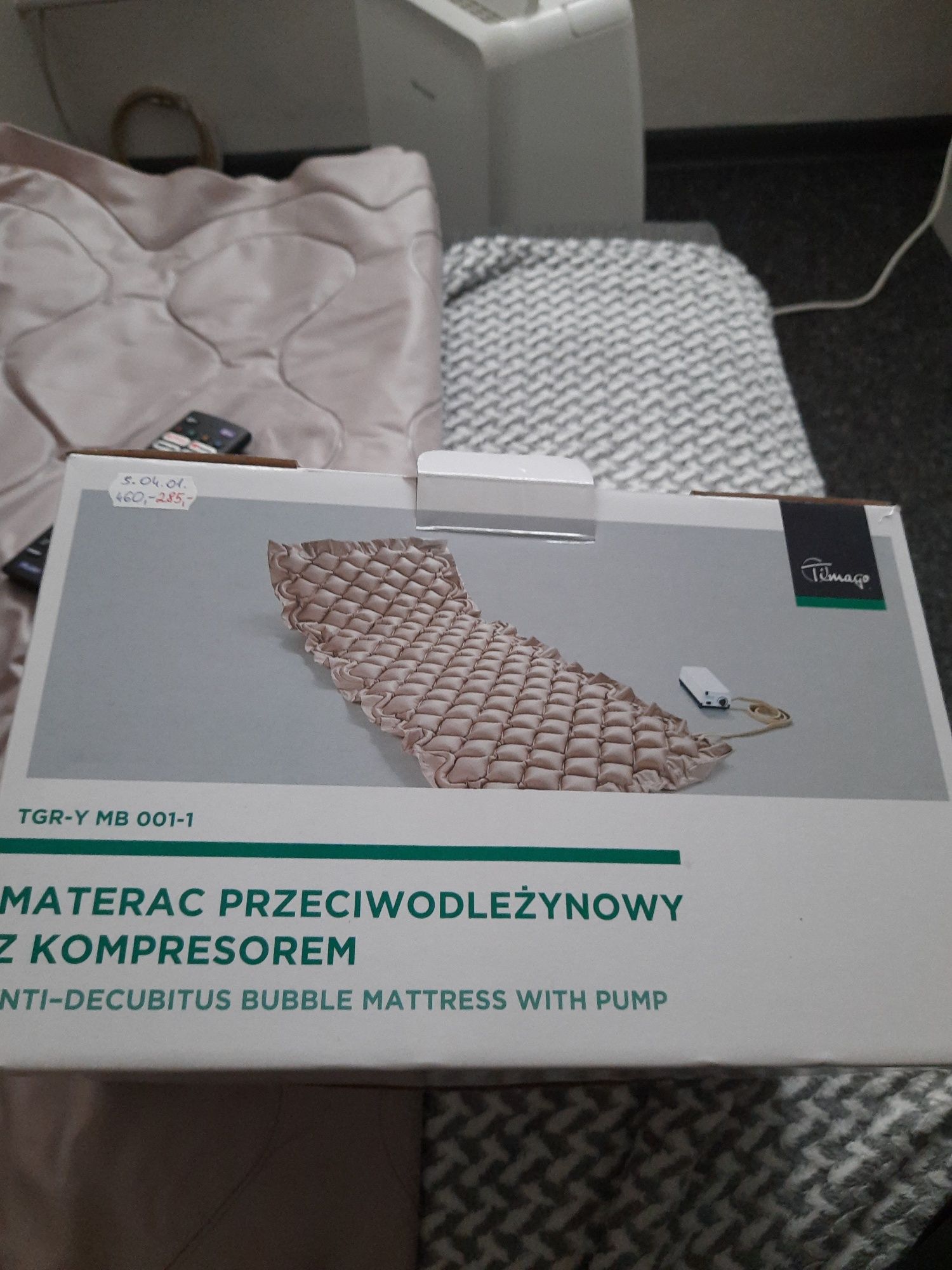Materac  przeciwodleżynowy