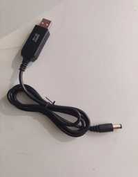 USB DC 5V To DC 9 /12V 2,1x5,5mm повербанк роутер адаптер