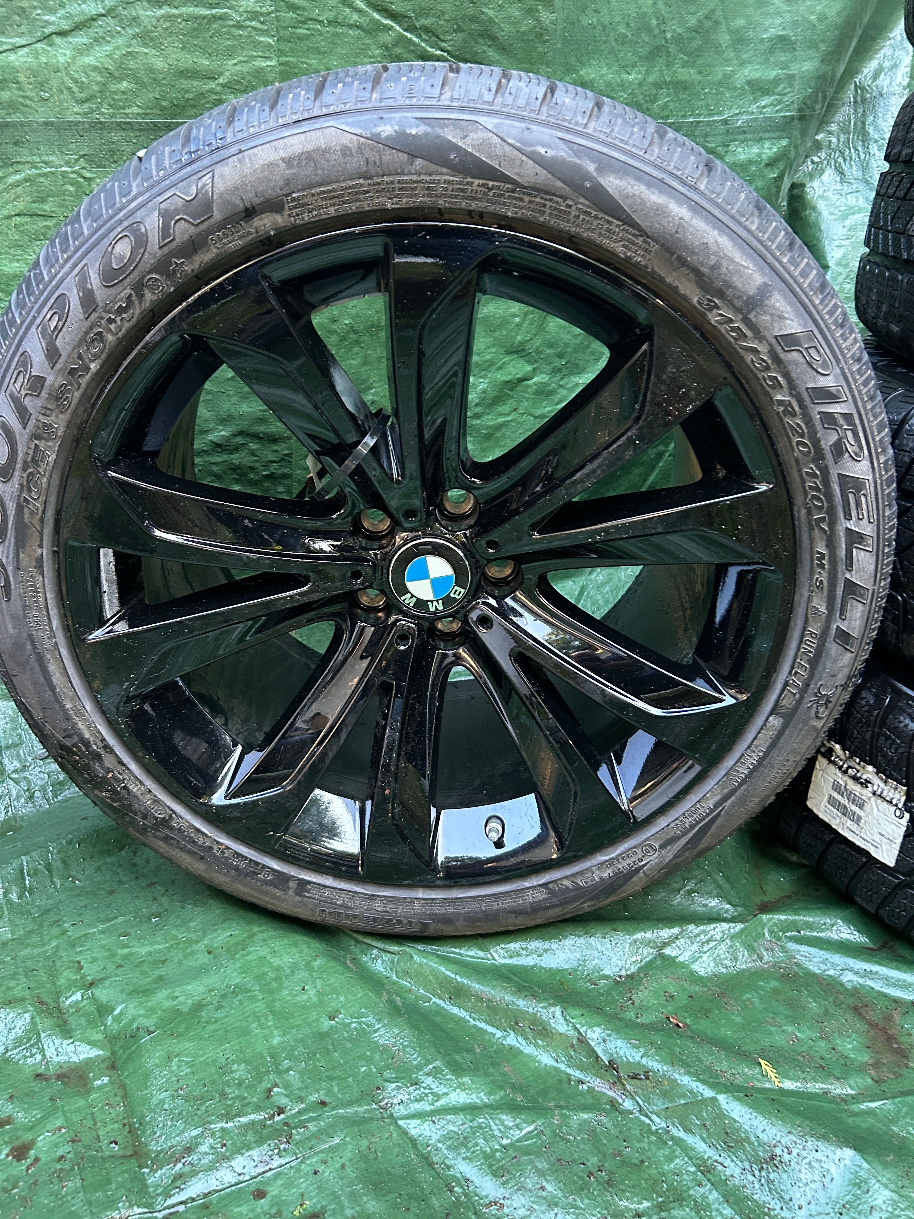Koła BMW X6,X5  315/35/30 ,275/40/20 Run flag. M+S