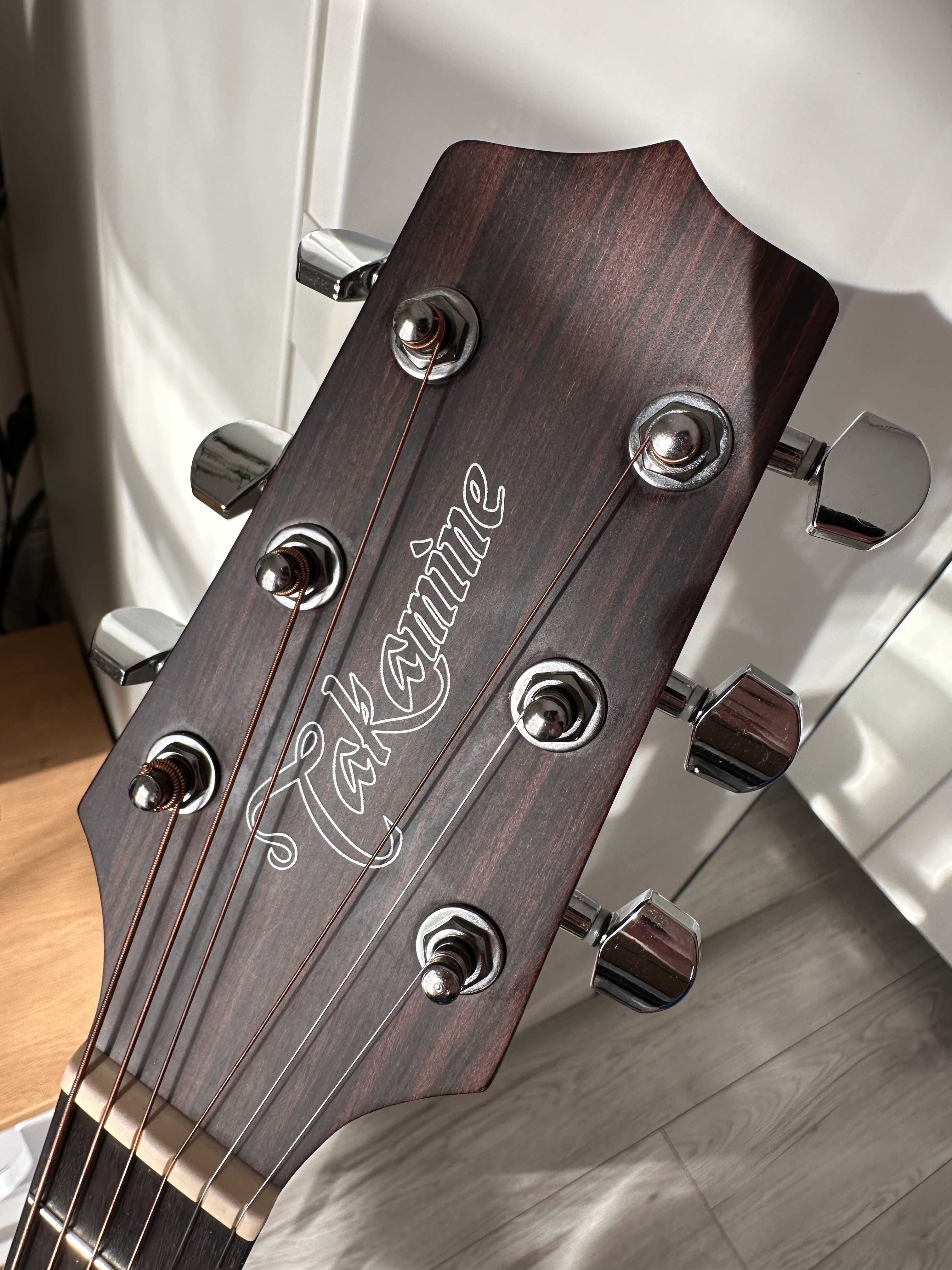 Japońska Gitara akustyczna Takamine GN10 po regulacji + statyw + etui