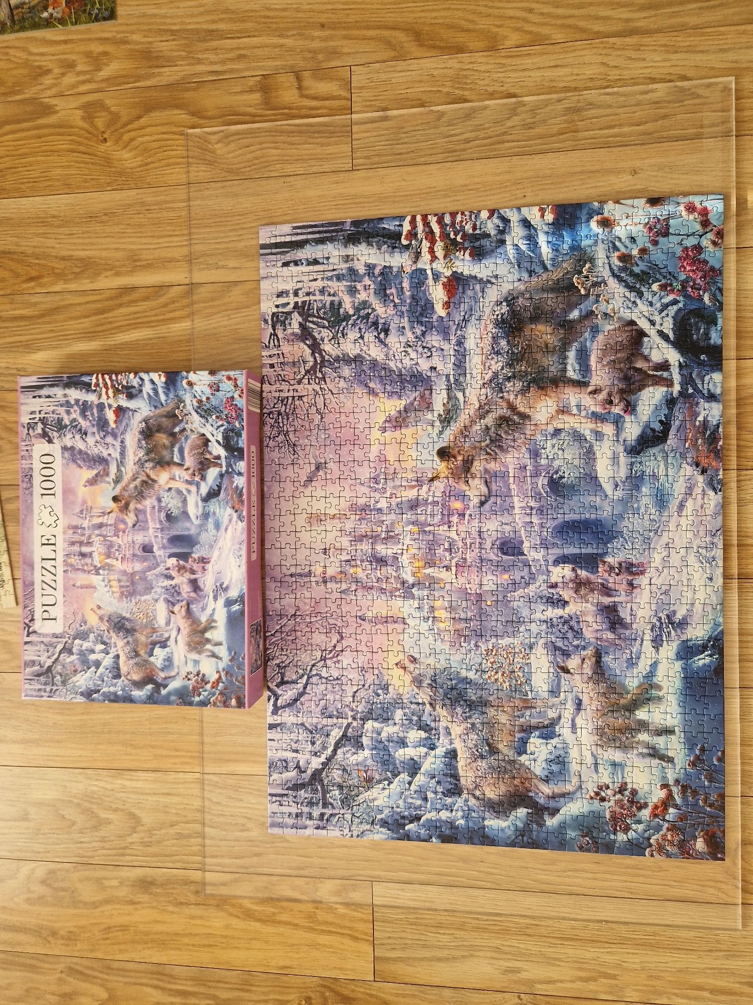 Puzzle 1000 elementów wilki