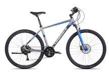 Rower Crossowy Unibike Crossfire M/19 Grafitowo-Niebieski