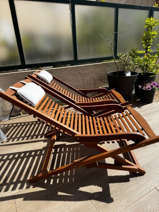 Espreguiçadeira / Cadeira de jardim dobrável