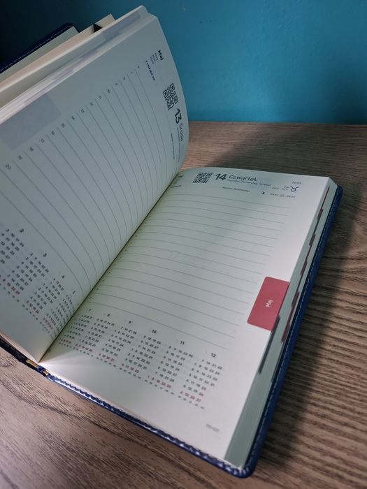 Nowy kalendarz książkowy roku 2020 A5