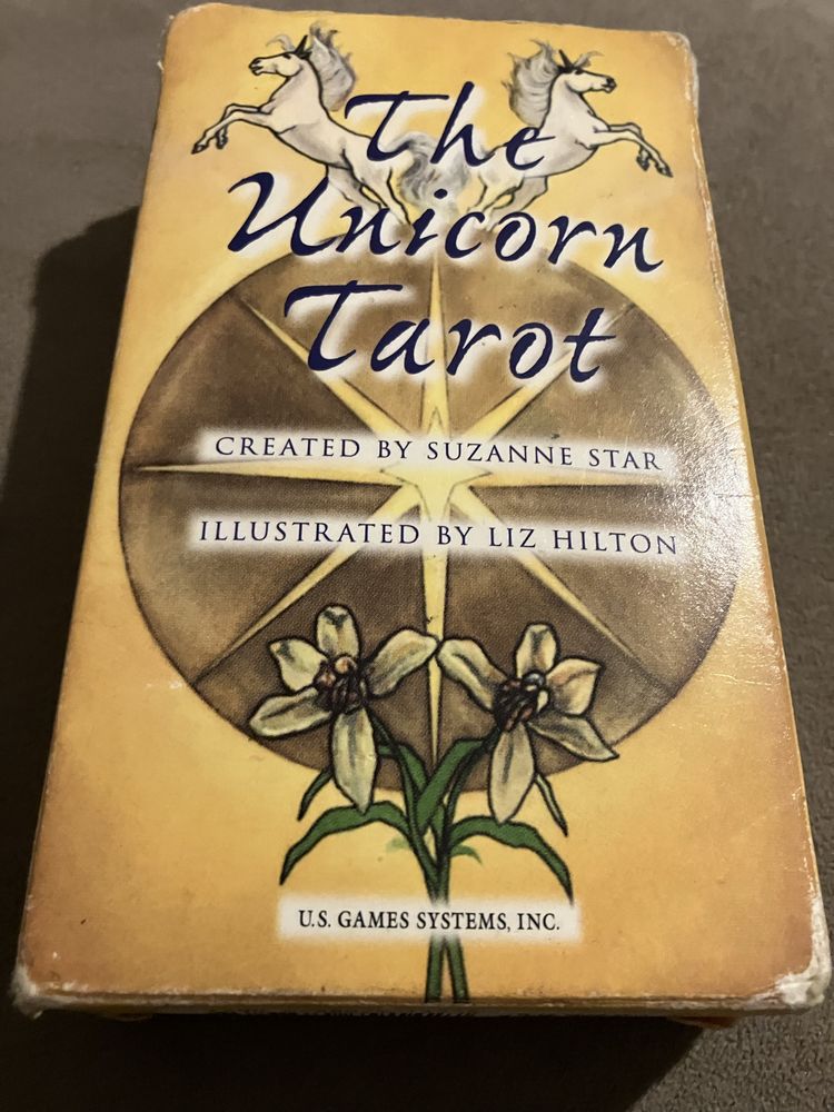 The Unicorn Tarot 1995 talia kart Suzanne Star Liz Hilton