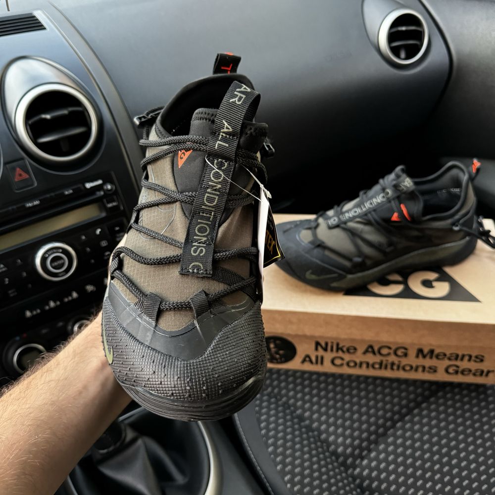 Чоловічі кросівки найк Nike ACG mountain fly brown Gore Tex водостійкі