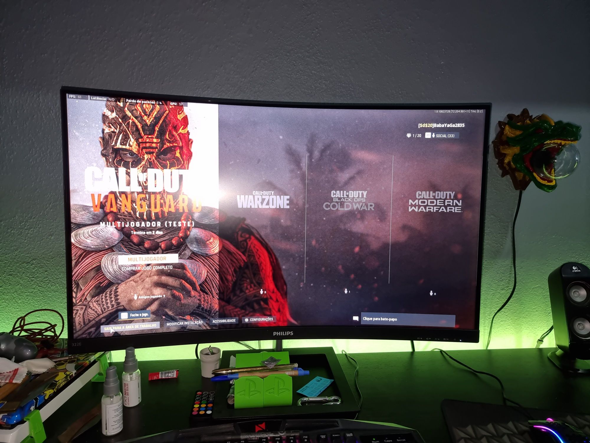 Philips 322e1c  32 pulgadas VA gaming curve