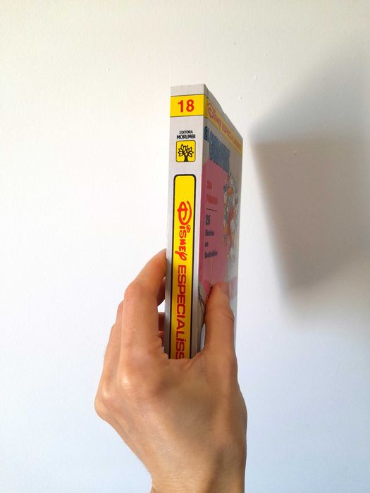 Livro Vintage de BD Disney Especialíssimo Número 18 Coleção Anos 80