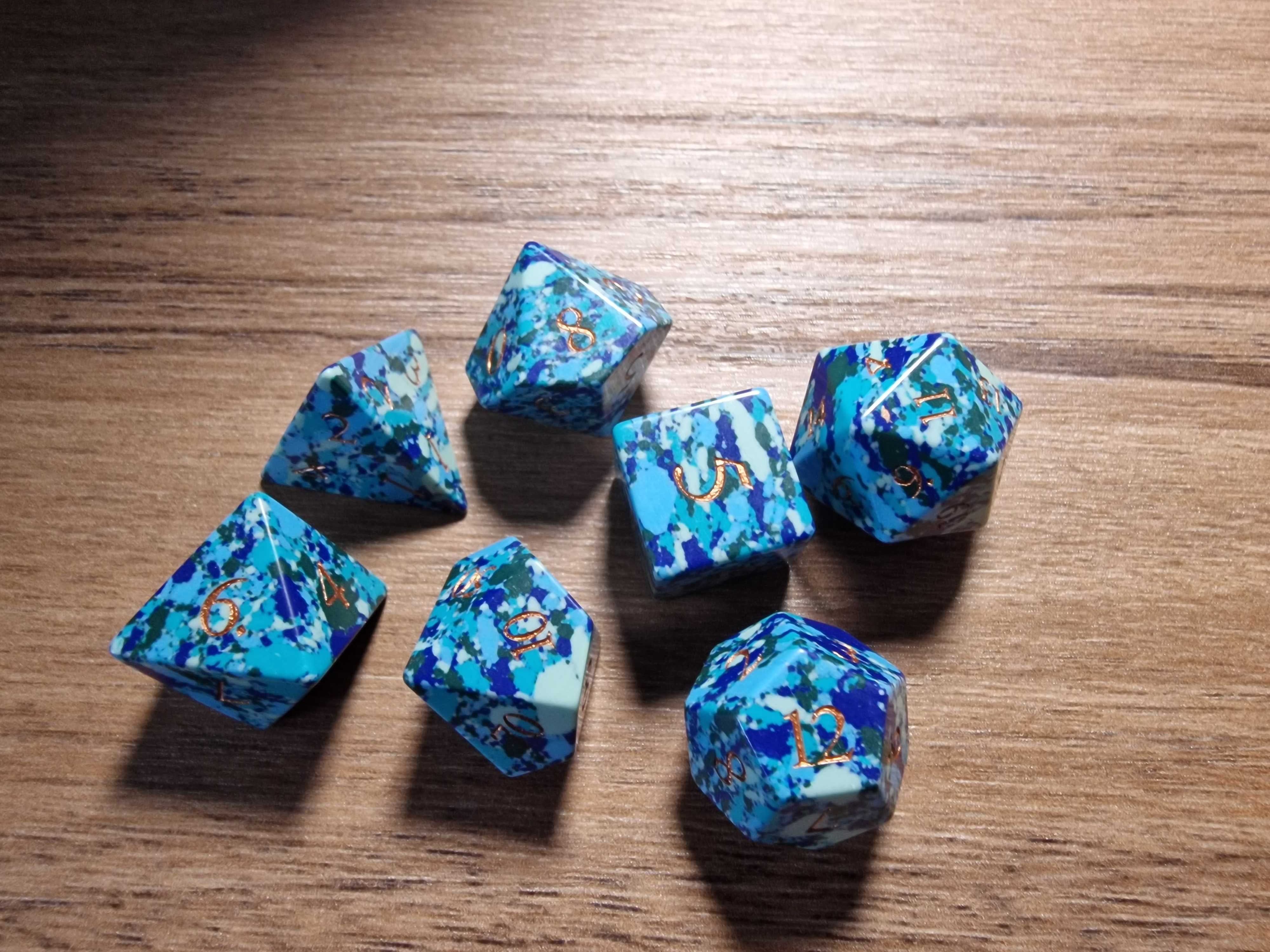 Conjunto de 7 Dados (Dice set)