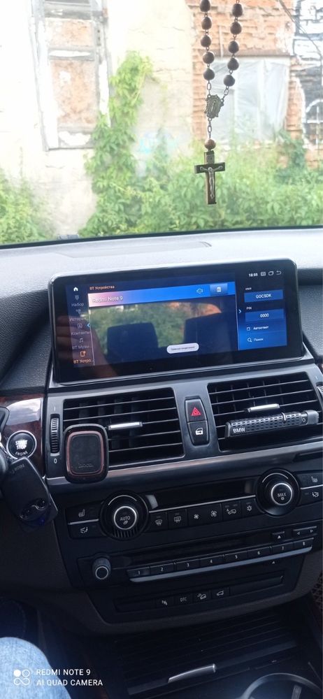 Штатна Android магнітола BMW X5 Х6 E70 E71 E60 F10 Car play Carplay