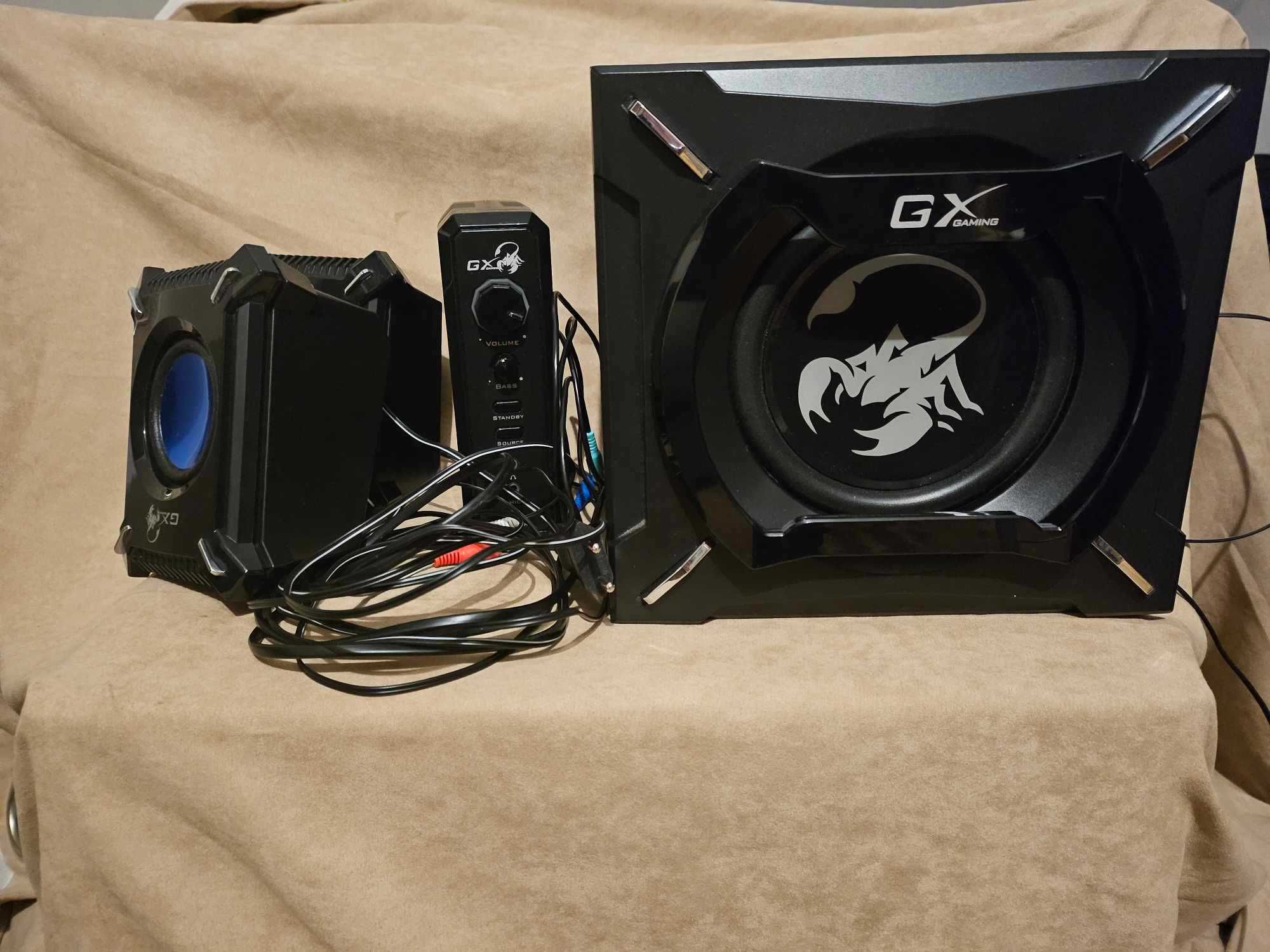 Zestaw Głośników Genius GX Gaming SW-G 2.1 2000 Thunderclap niebieskie