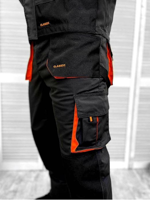 Костюм робочий чоловічий, роба куртка та напівкомбінезон, 56р спецодяг