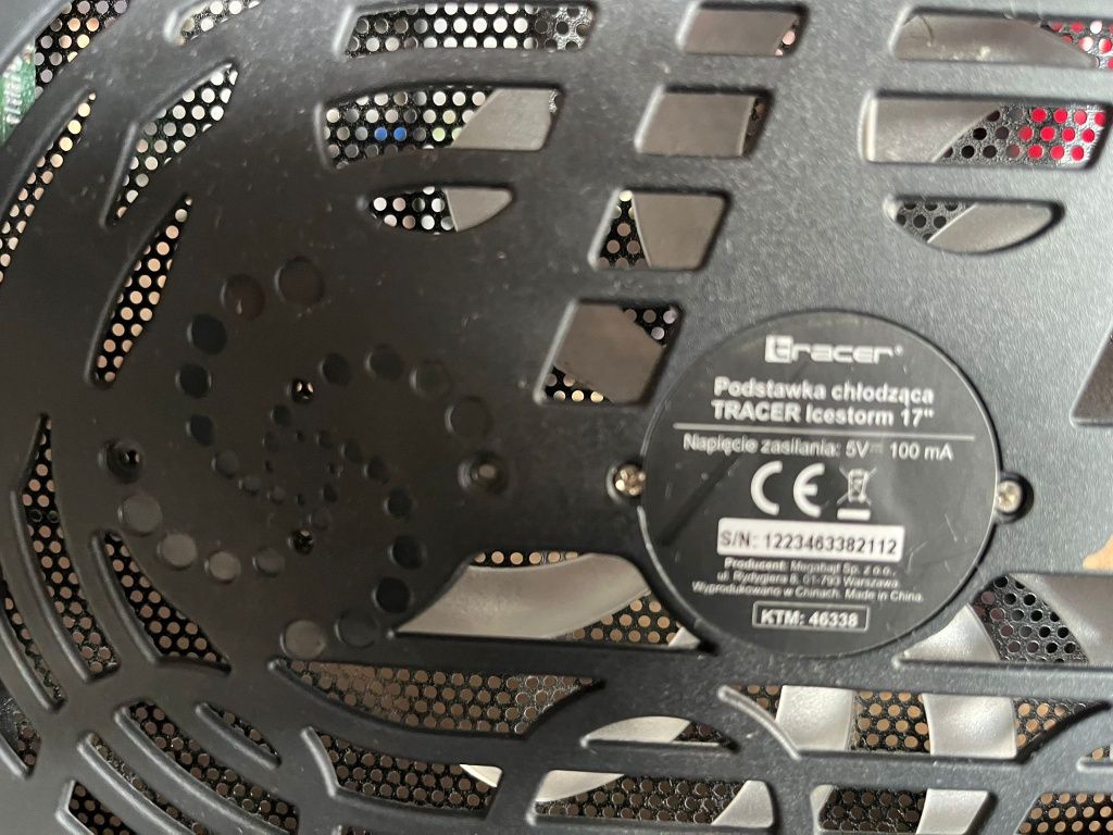 Podstawka chłodząca pod laptopa tracer icestorm 17