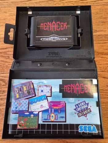 Sega Mega Drive Menacer Completa