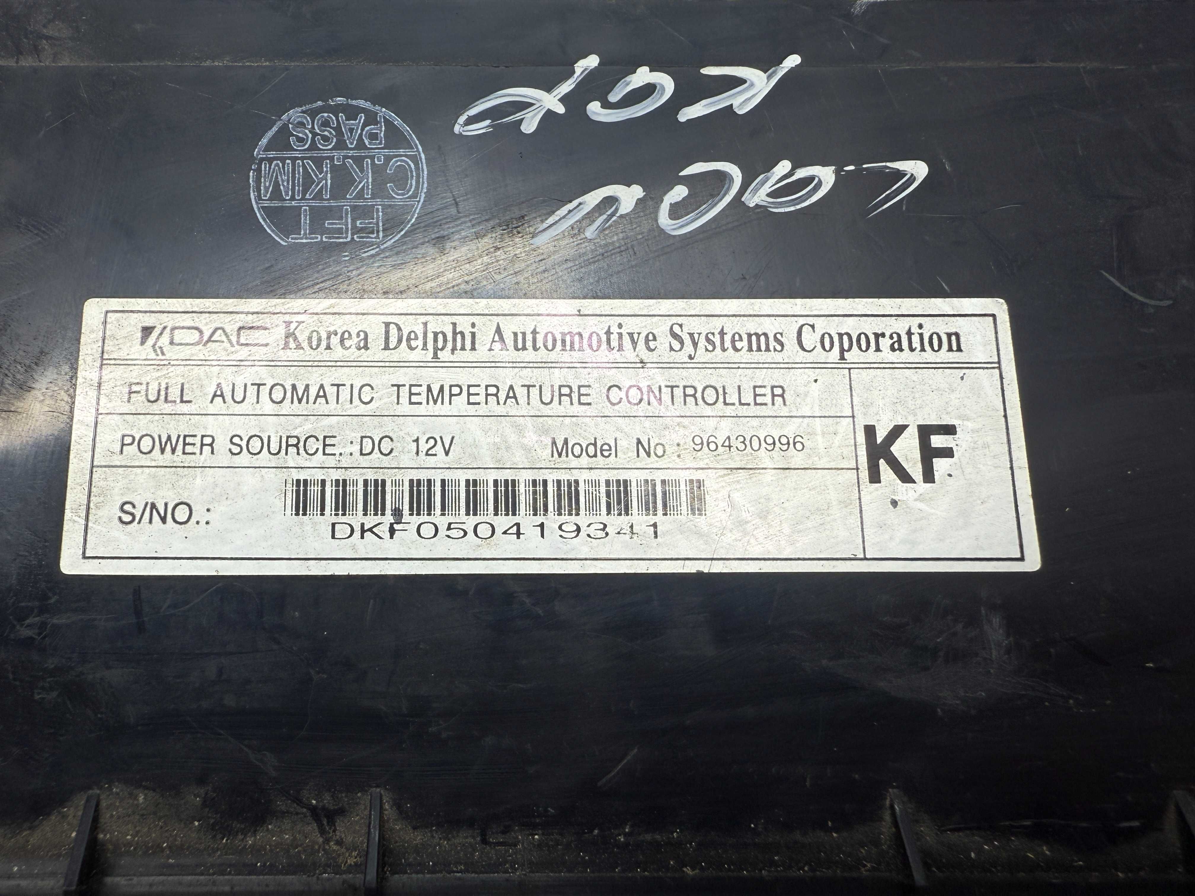 Блок управления климат контролем печкой chevrolet  lacetti  96430996
