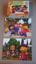 2 puzzles Sid Ciência (24 peças cada) + Livro de atividades (24 pág.)