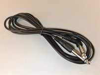 N005 Kabel Jack 6.3 mm Mono Męski Męski Kątowy 3 Metry Instrumenty