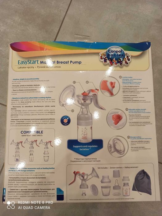 Laktator ręczny Canpol Babies