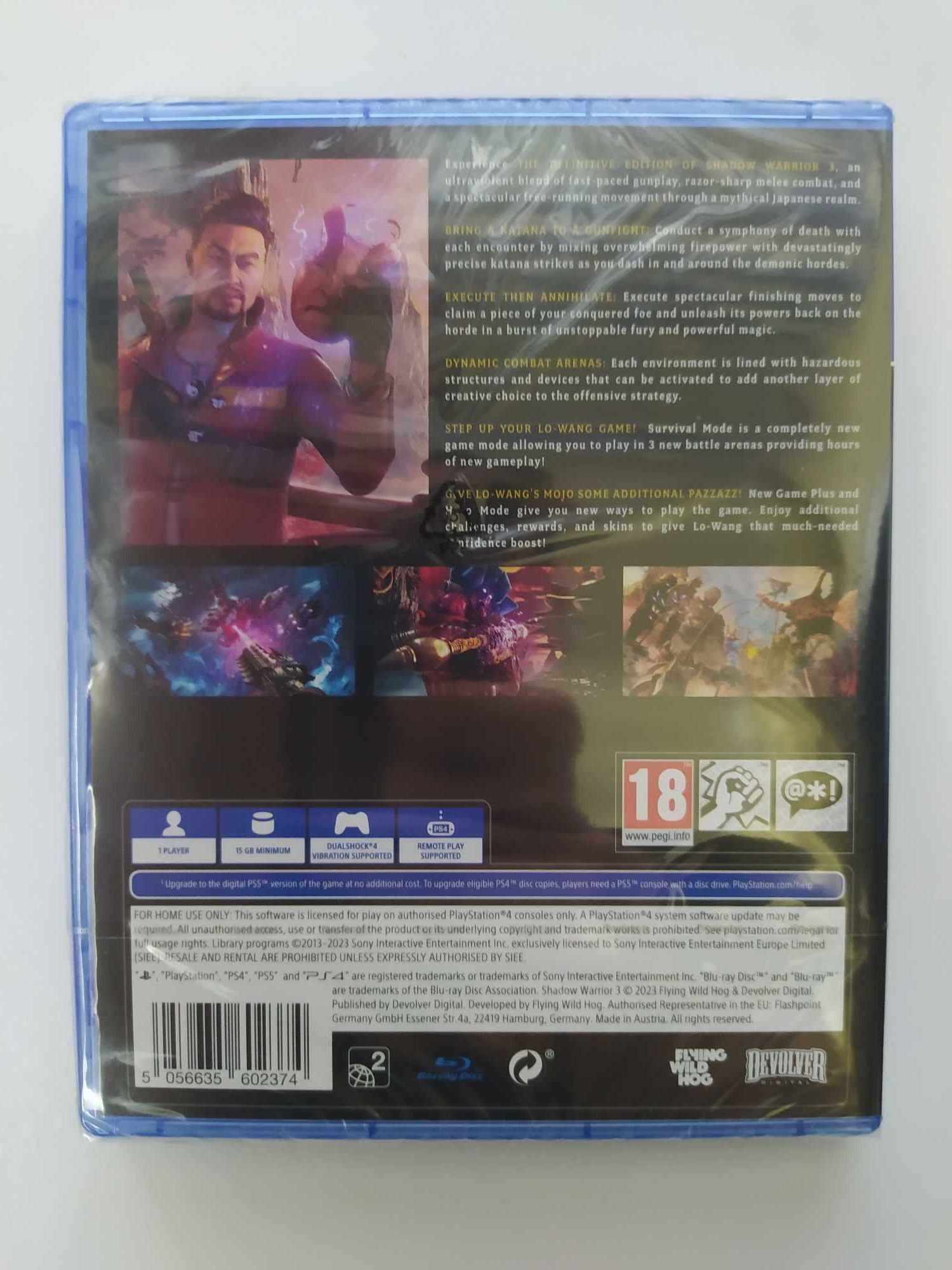 NOWA Shadow Warrior 3 PS4 Polskie napisy w grze