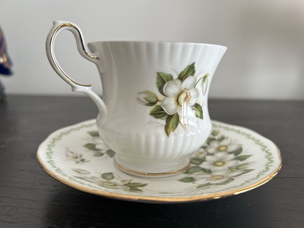 Chavena de chá em porcelana.