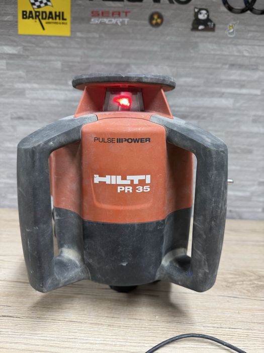 Ротаційний лазерний рівень Hilti PR 35 + приймач PRA 80 + пульт PRA 35