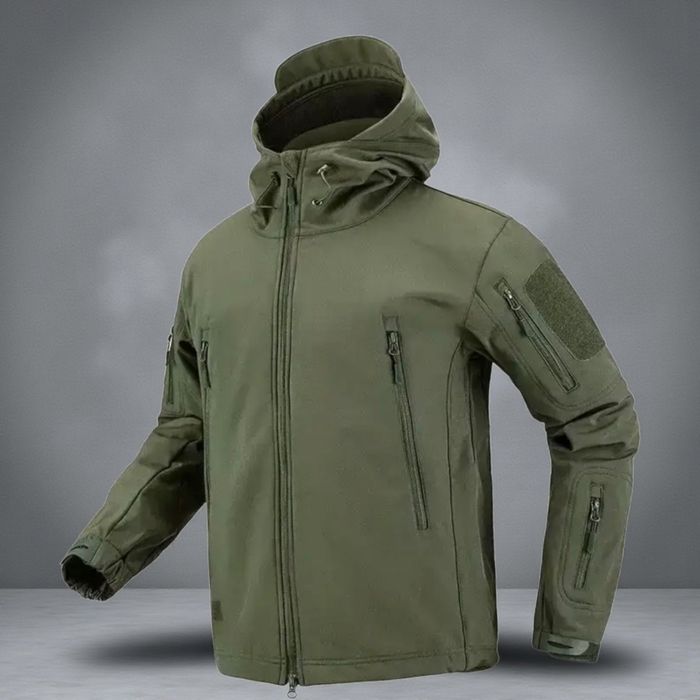 Тактична куртка Gman Soft Shell олива-фліс(розмір L)