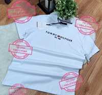 Koszulka męska Tommy Hilfiger czarna biała Premium
