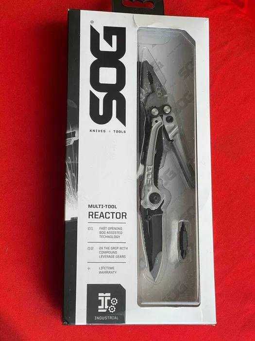 Мультитул SOG Reactor Вlack с чехлом (RC1001-CP)(Новый)