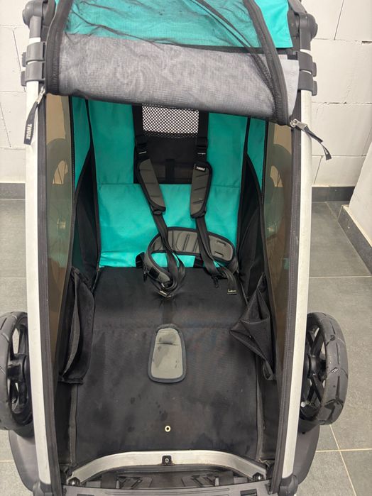 Thule Chariot Lite 1 + dodatkowy mocowanie do roweru