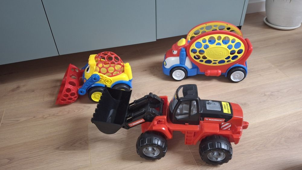 Zestaw zabawek laweta Dumel Oball, Ładowarka Oball, Wader Mammoet