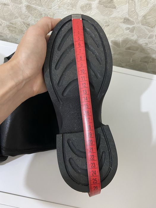 Ботфорти шкіряні