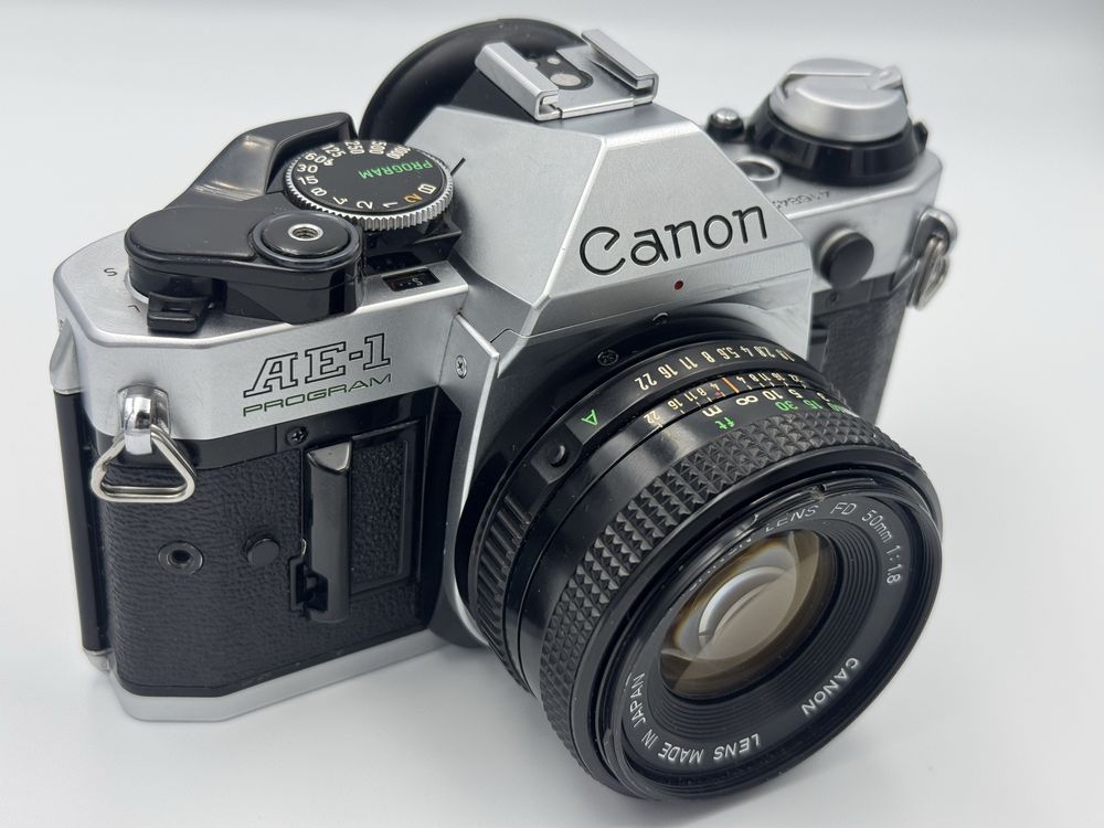 Canon Ae1 Program z 50 1.8 po serwisie nowe uszczelnienia. Bdb stan
