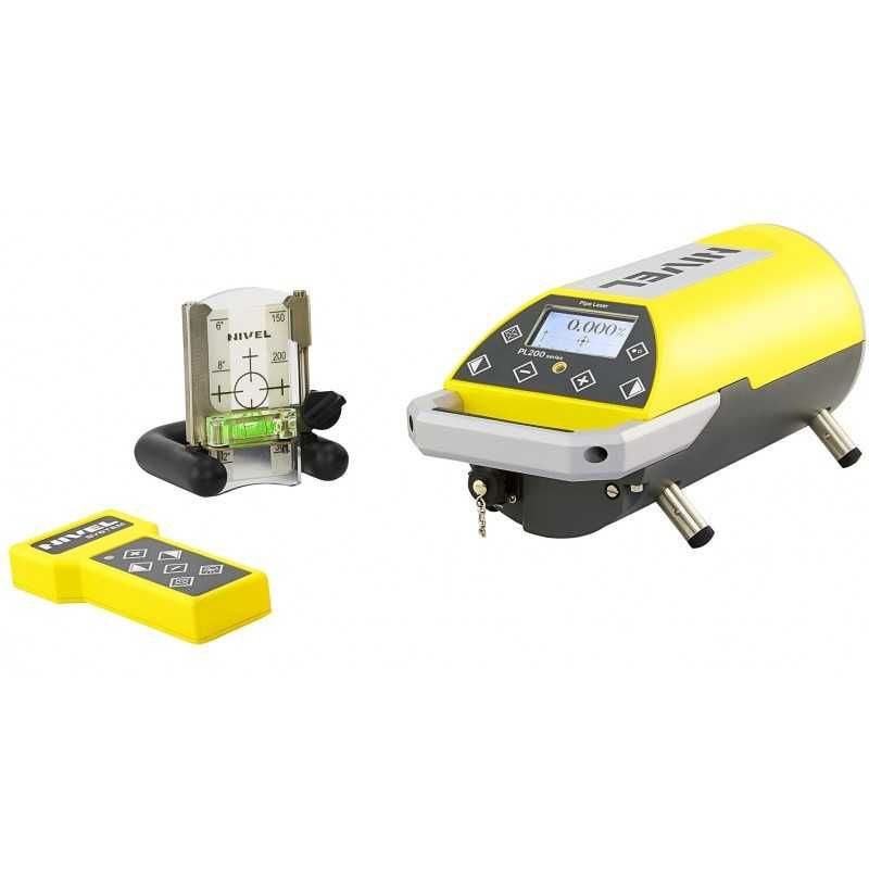 Niwelator Rurowy NIVEL SYSTEM PL200R Laser Rurowiec do kanalizacji