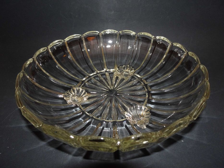 Ząbkowice, miska szklana, HSG Ząbkowice, PRL, Vintage, retro