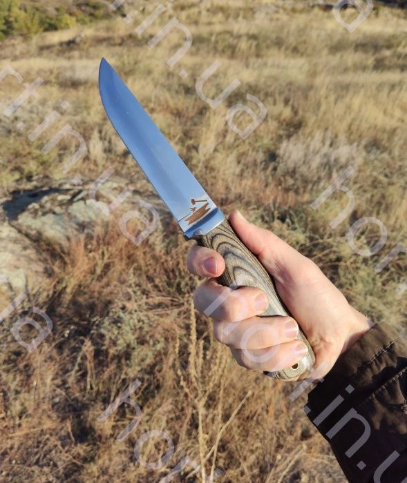 Нож "ЛОСЬ" ручная работа сталь 95Х18 охотничий туристический.