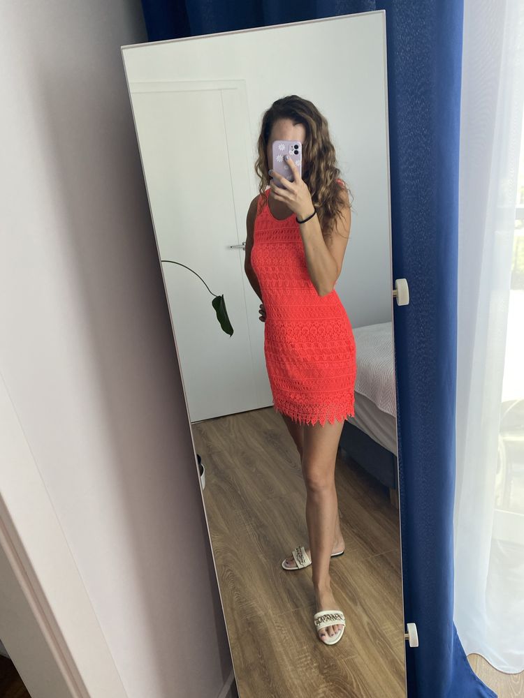 Sukienka koronkowa h&m 34