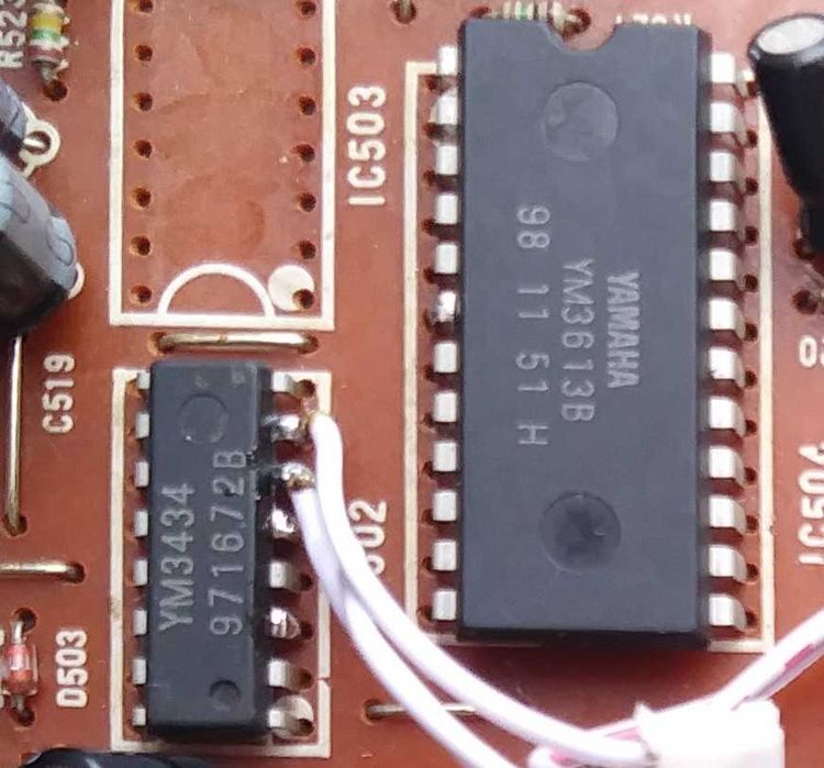 Разборка цифровой фильтр NPC Yamaha