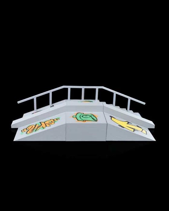 Funbox mini Parque skate de dedos | impressão 3D A-Frame escadas