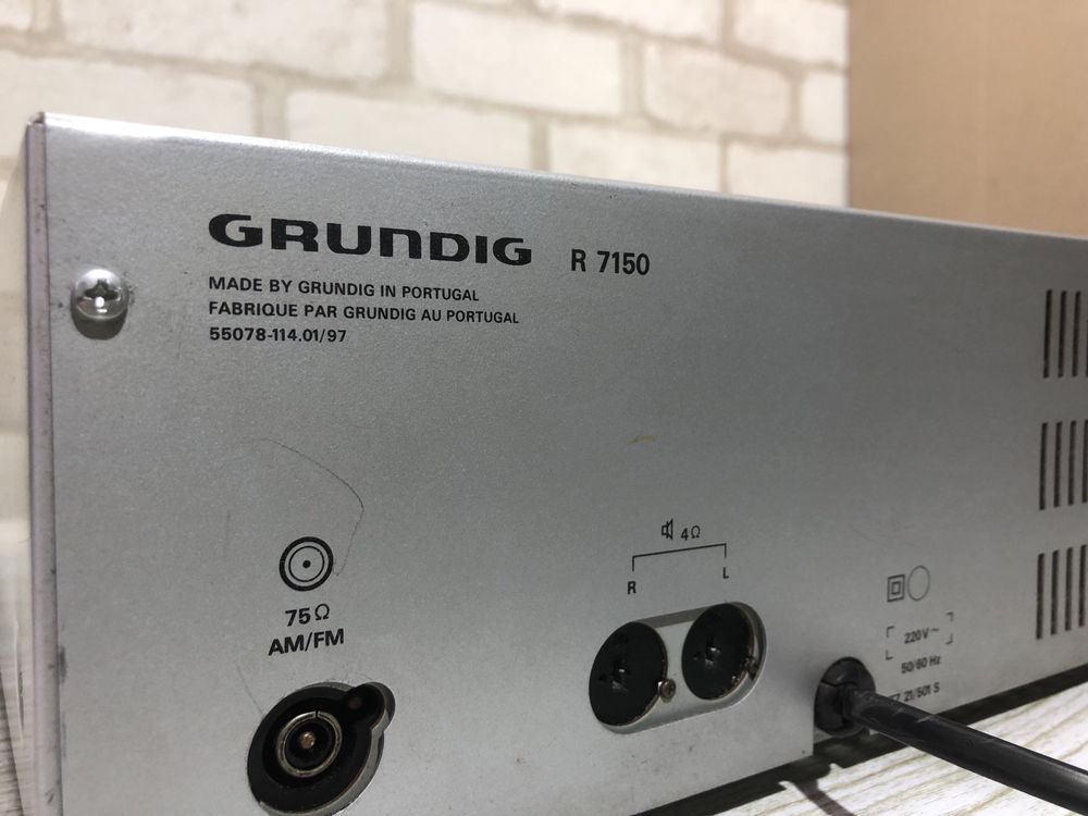 AM/FM стерео ресивер/підсилювач Grundig R 7150 б/у з Німеччини+1